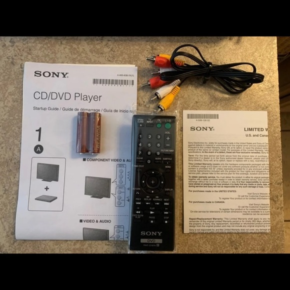 Sony DVD Player - Model DVP-SR210P